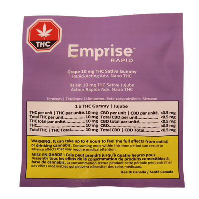 Grape 10 mg THC Sativa Gummy (1pc)