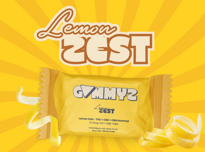 Lemon Zest Gummies CBN 5mg/pc (2pc)