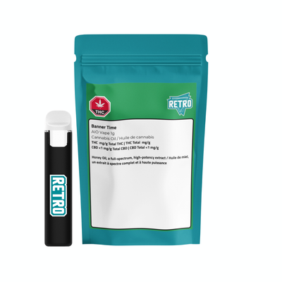 Banner Time Honey Oil AIO Vape 1g