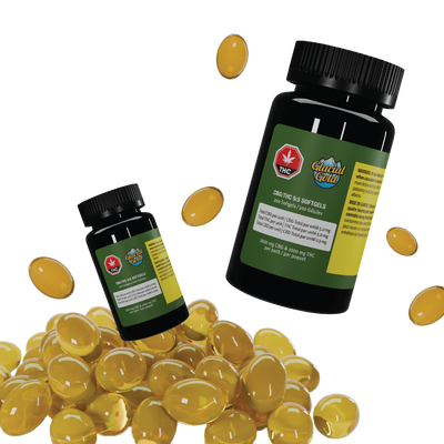 CBG:THC 5:5 Softgels (200ct)
