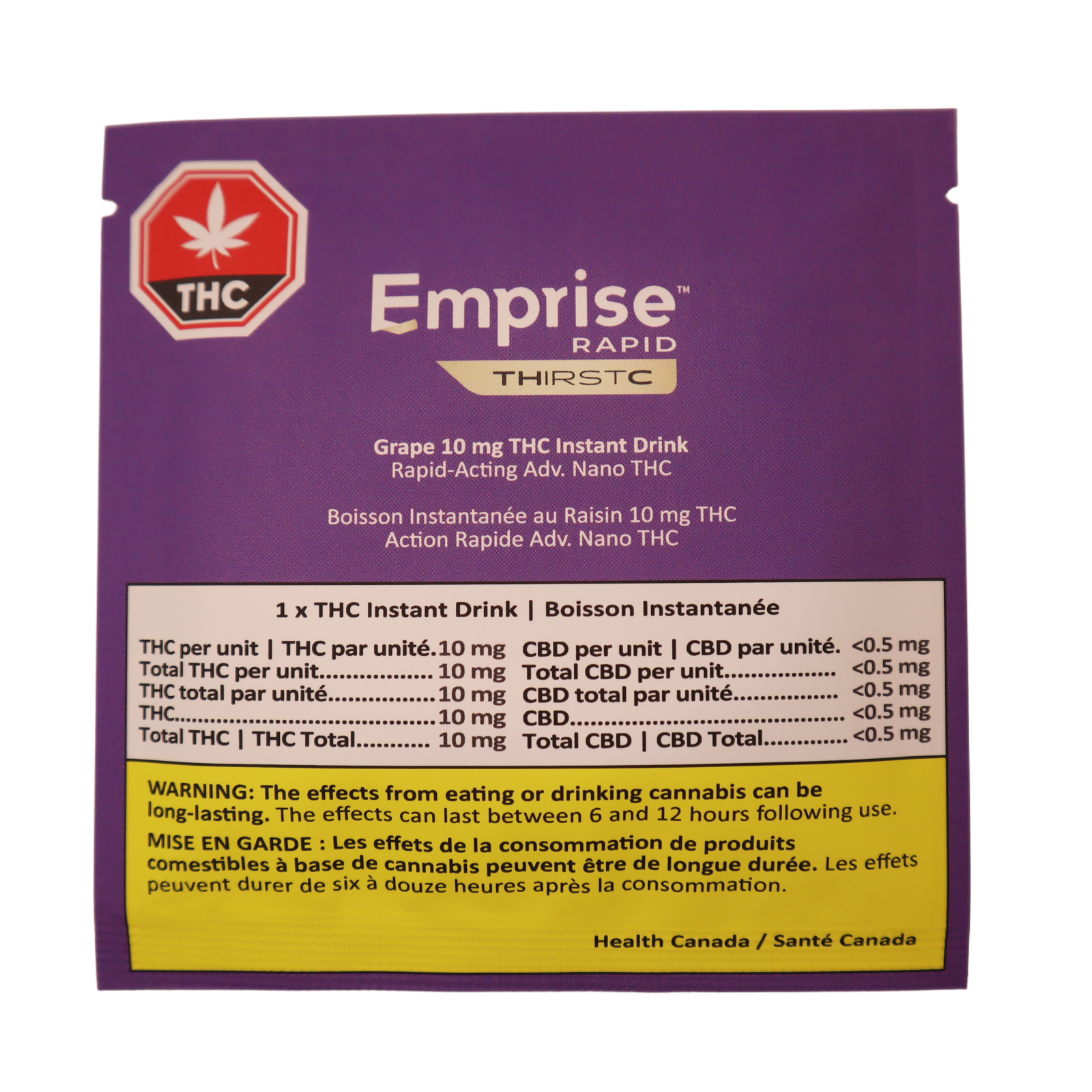 Grape THC Instant Drink