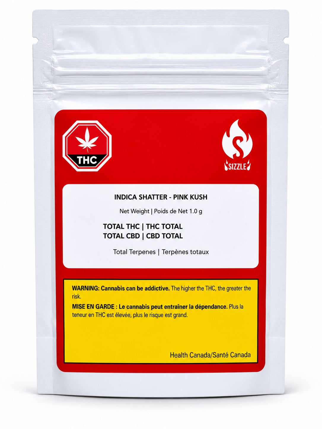 Pink Kush Indica Shatter