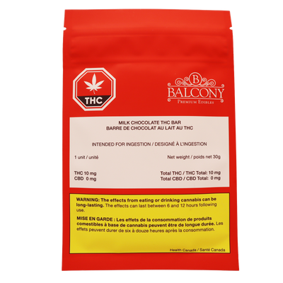 Milk Chocolate THC Bar (1pc)