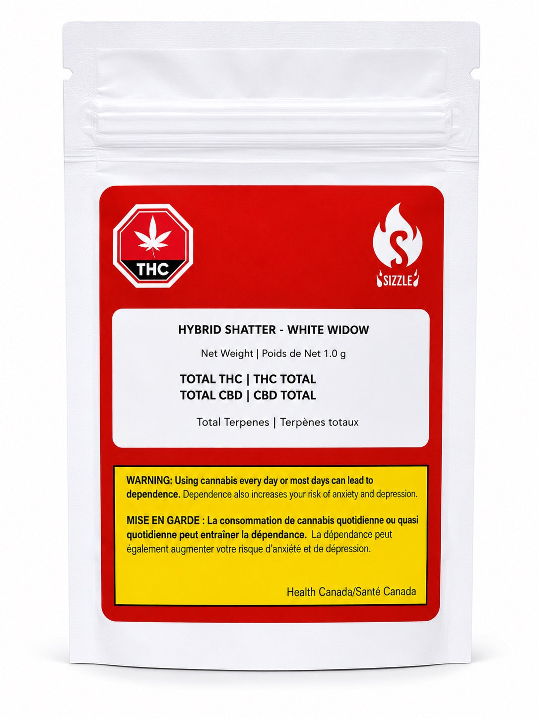 White Widow Hybrid Shatter