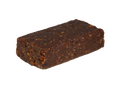 Single rectangular Banana & Chocolate THC Fruit Bite, brown textured bar with a glossy coating.