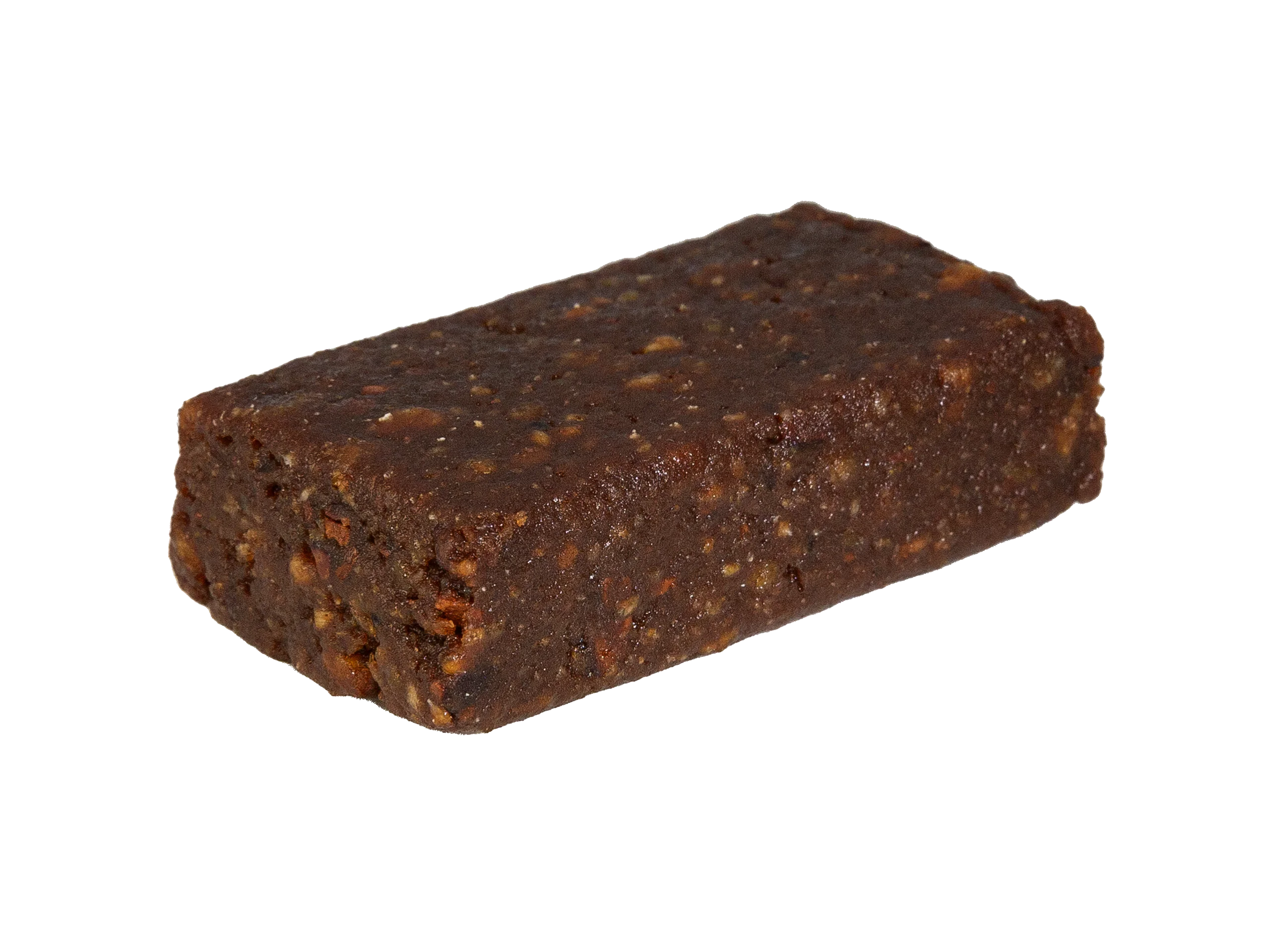 Single rectangular Banana & Chocolate THC Fruit Bite, brown textured bar with a glossy coating.