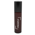 Amber glass roll-on bottle with a black cap, labeled Proofly, for the Extra Strength CBD Arnica Relief Roll-on.