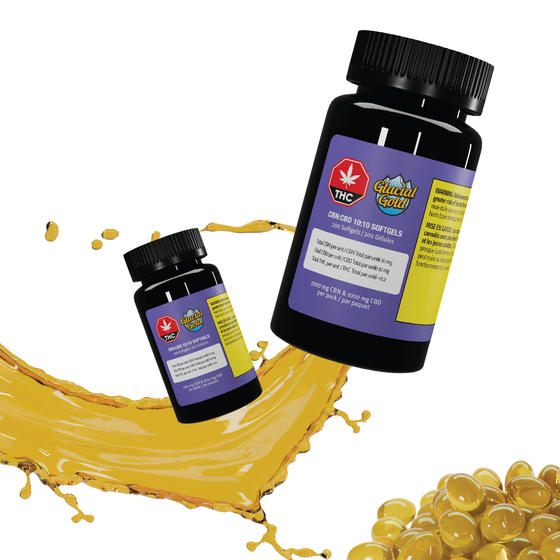 CBN:CBD 10:10 Softgels (200ct)