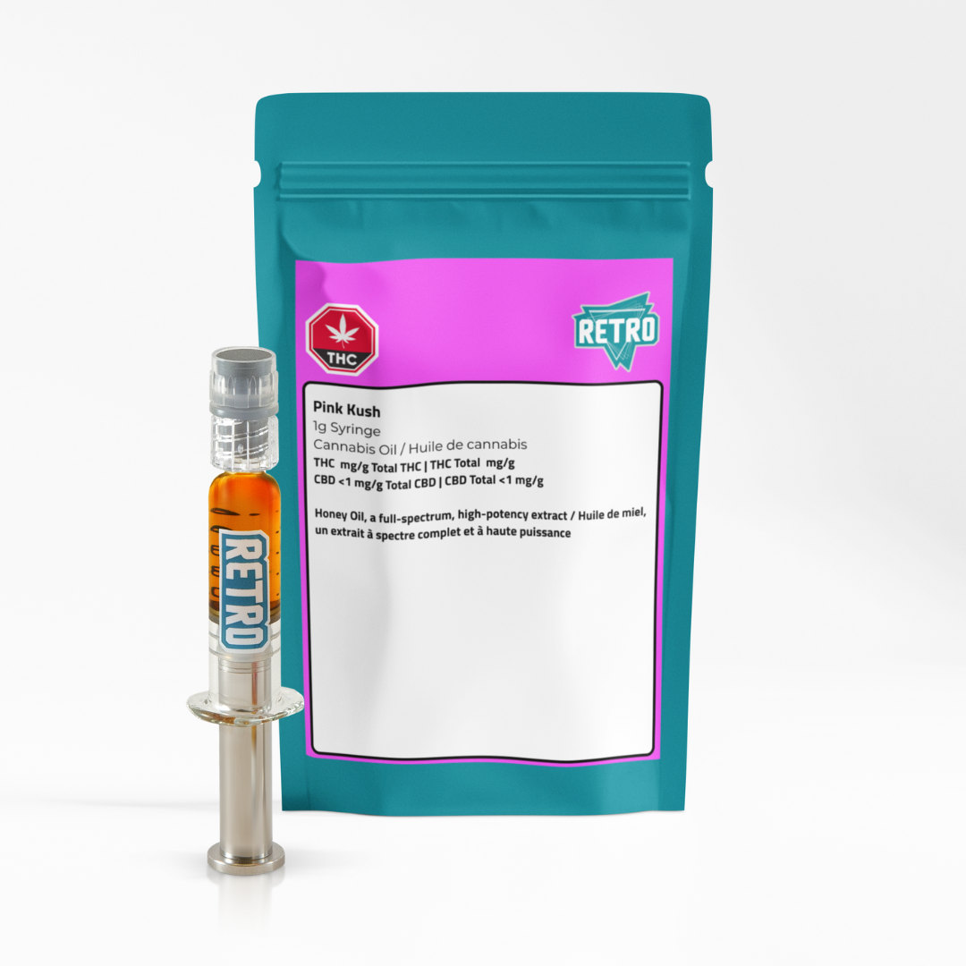 Pink Kush Full Spectrum Honey Oil Syringe