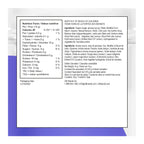 Nutrition facts and ingredient label on the back of an OlliOs Sour Grape & Strawberry gummy package.