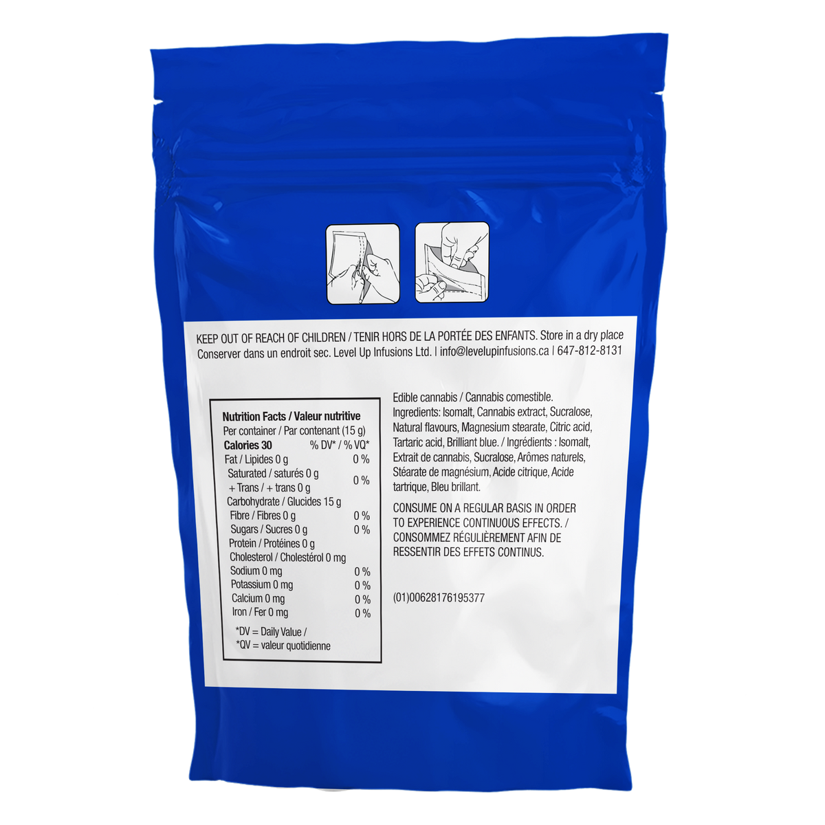 Blueberry THCV+CBG Composure Tablets