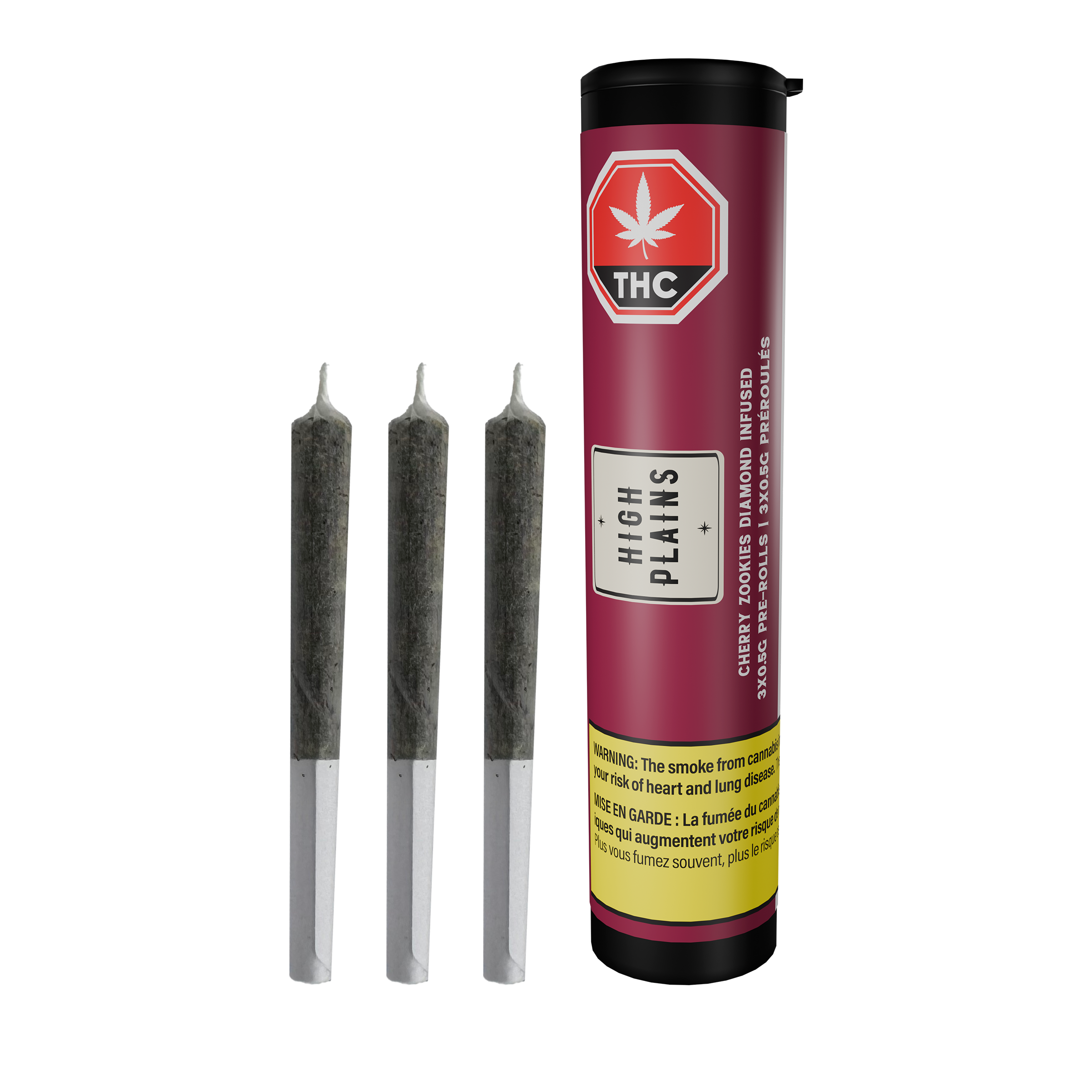 Cherry Zookies Diamond Infused Pre-rolls 0.5g x3