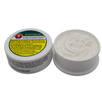 Two tubs of Jointment massage butter side by side, one open showing the whipped texture and one closed showing the label with THC/CBD content and ingredients.