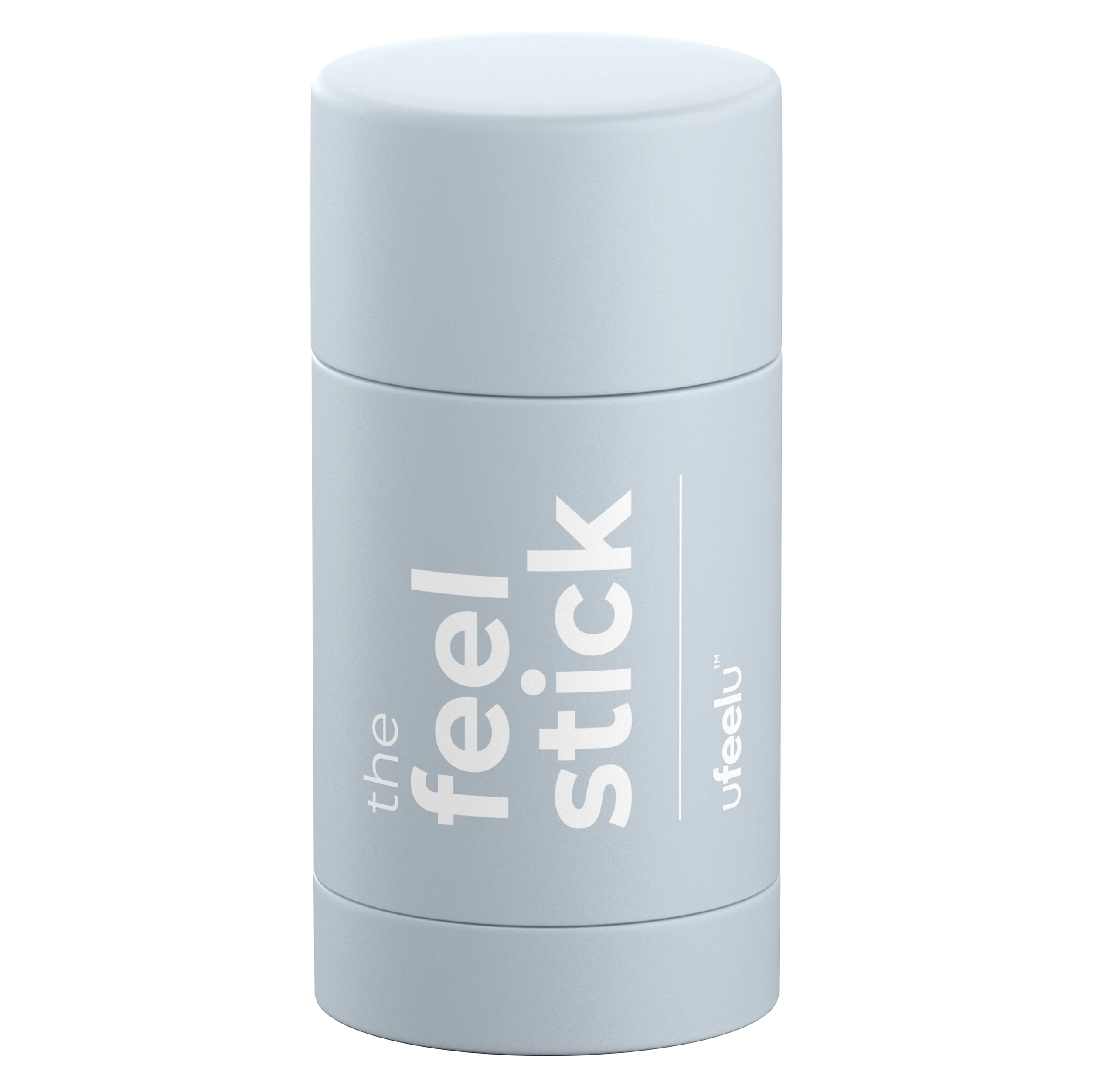 Light gray ufeelu "the feel stick" tube shown upright, front label facing the camera.