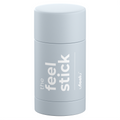 Light gray cylindrical stick container labeled "the feel stick" by ufeelu, standing upright on a white background.